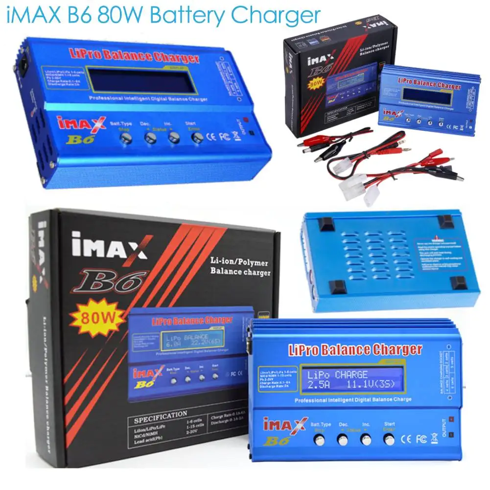 Chargeur IMAX B6 80W – Performance Optimale